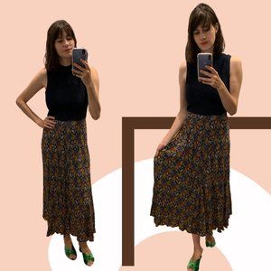 Tiny by Anthropologie Dress - Navy and 70s Floral